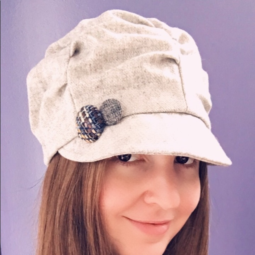 San Diego Hat Co. Gray Wool Cabby Hat